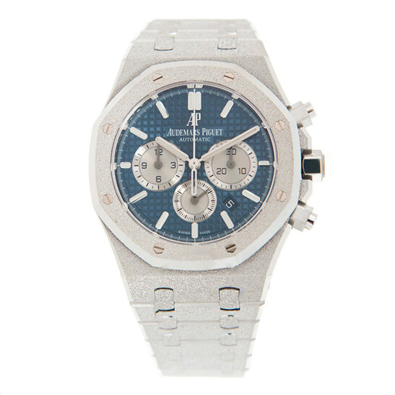 Relógio Royal Oak Frosted White Gold Chronograph Automatic 41 mm - Mercado de Luxo - O Maior E-Commerce de Bens, Produtos e Serviços de Luxo do Brasil.