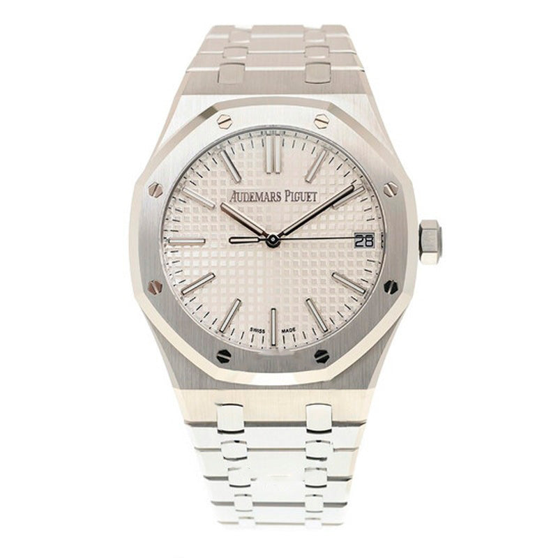 Relógio Royal Oak "50º Aniversário" Automático Mostrador Prateado 41 mm - Mercado de Luxo - O Maior E-Commerce de Bens, Produtos e Serviços de Luxo do Brasil.