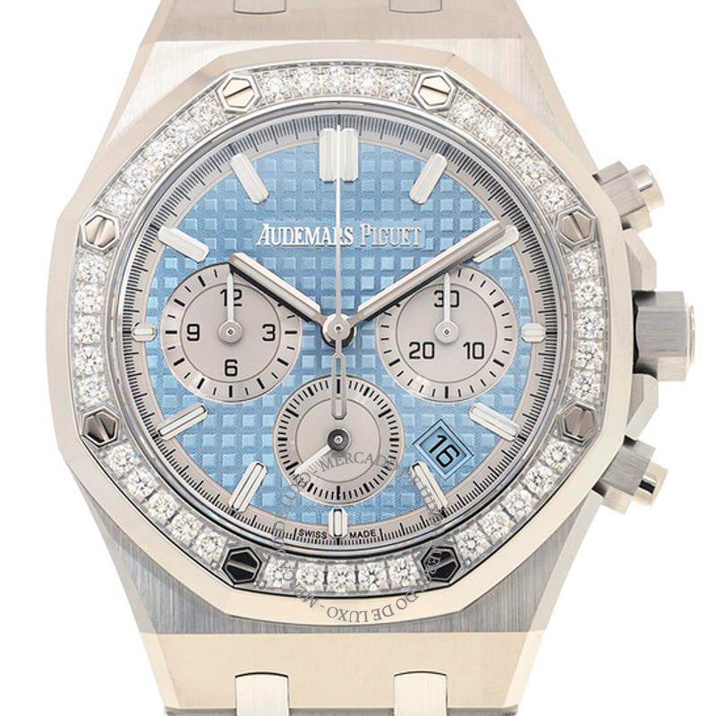 Relógio Royal Oak Cronógrafo Automático Diamante Mostrador Azul  - Mercado de Luxo - O Maior E-Commerce de Bens, Produtos e Serviços de Luxo do Brasil.