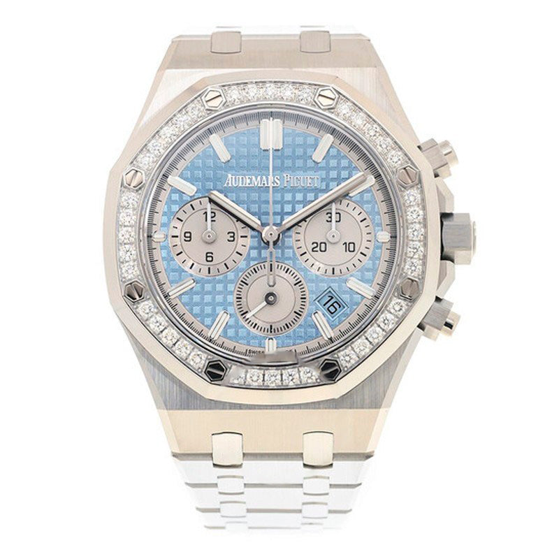 Relógio Royal Oak Cronógrafo Automático Diamante Mostrador Azul  - Mercado de Luxo - O Maior E-Commerce de Bens, Produtos e Serviços de Luxo do Brasil.