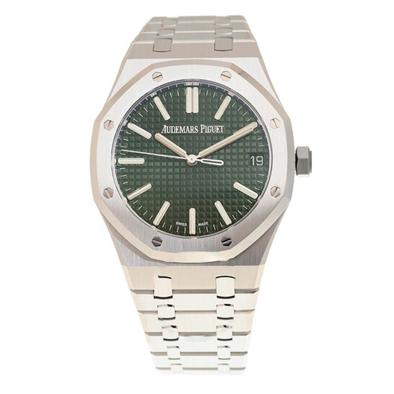 Relógio Royal Oak "50º Aniversário" Mostrador Verde Automático 41 mm - Mercado de Luxo - O Maior E-Commerce de Bens, Produtos e Serviços de Luxo do Brasil.