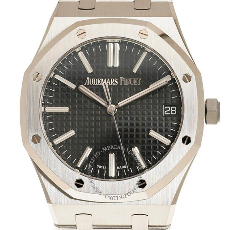 Relógio Royal Oak "50º Aniversário" Automático Mostrador Preto 41 mm - Mercado de Luxo - O Maior E-Commerce de Bens, Produtos e Serviços de Luxo do Brasil.