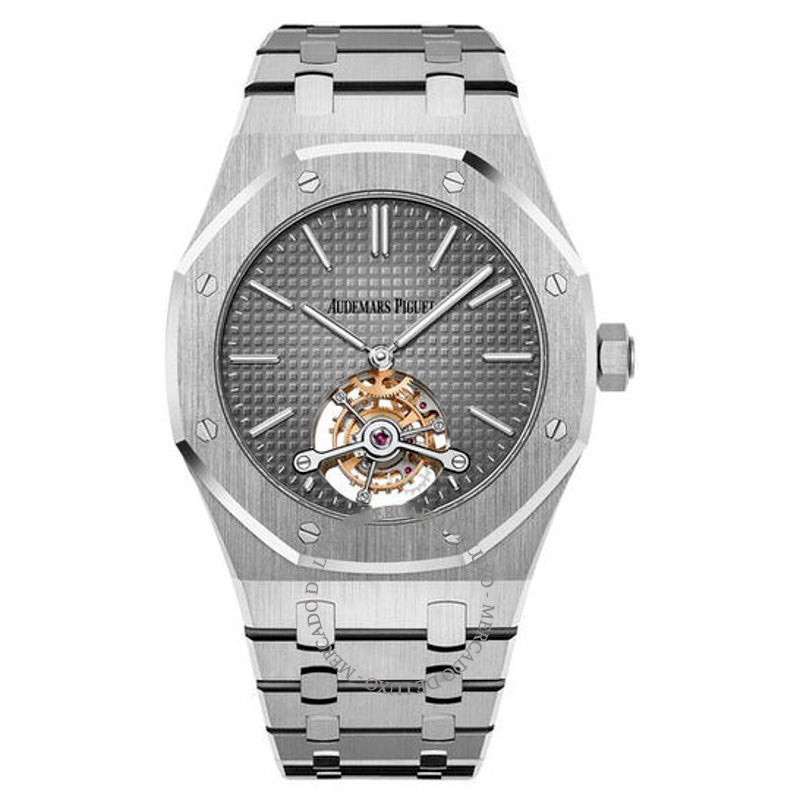Relógio Royal Oak Tourbillon Mostrador cinza fumê extrafino 41 mm - Mercado de Luxo - O Maior E-Commerce de Bens, Produtos e Serviços de Luxo do Brasil.
