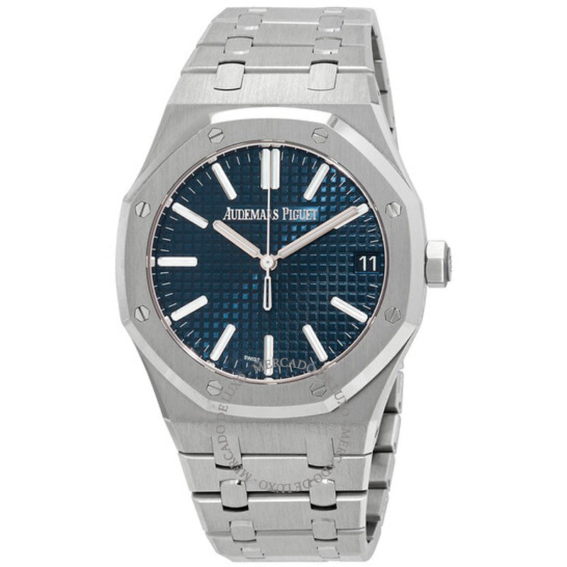 Relógio Royal Oak "50º Aniversário" Automático Mostrador Azul 41 mm - Mercado de Luxo - O Maior E-Commerce de Bens, Produtos e Serviços de Luxo do Brasil.
