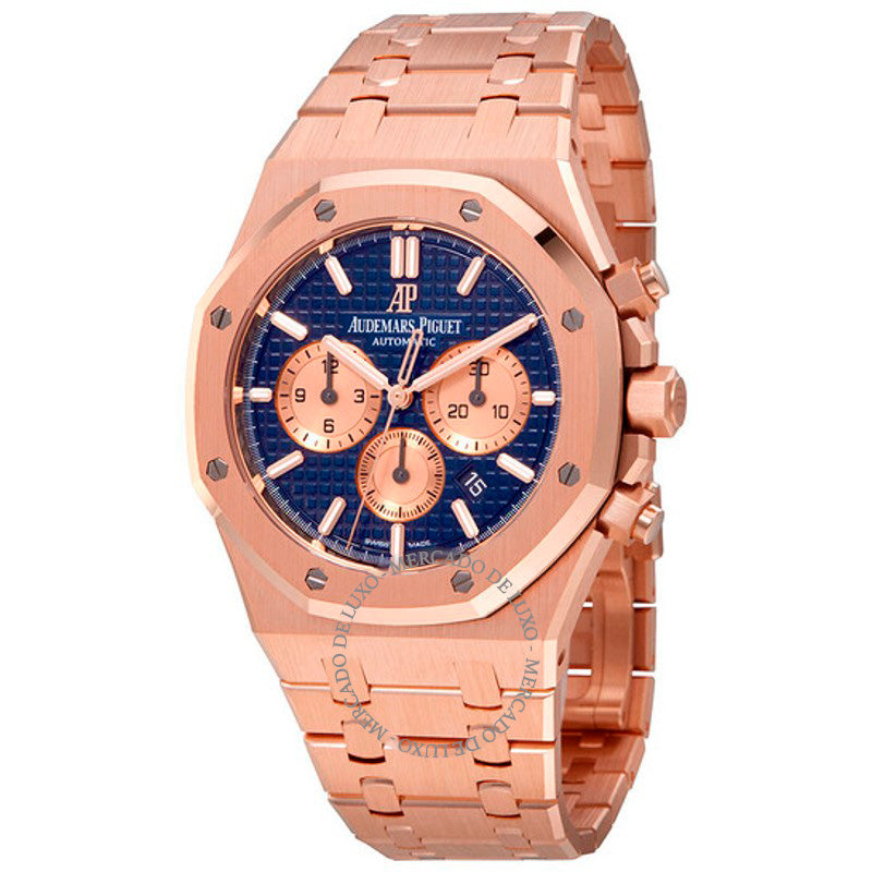 Relógio Royal Oak Grande Tapisserie Dial Ouro Rosa 18K 41 mm - Mercado de Luxo - O Maior E-Commerce de Bens, Produtos e Serviços de Luxo do Brasil.