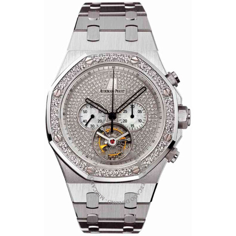 Relógio Royal Oak Diamond Chronograph Ouro Branco 18 K 44 mm - Mercado de Luxo - O Maior E-Commerce de Bens, Produtos e Serviços de Luxo do Brasil.