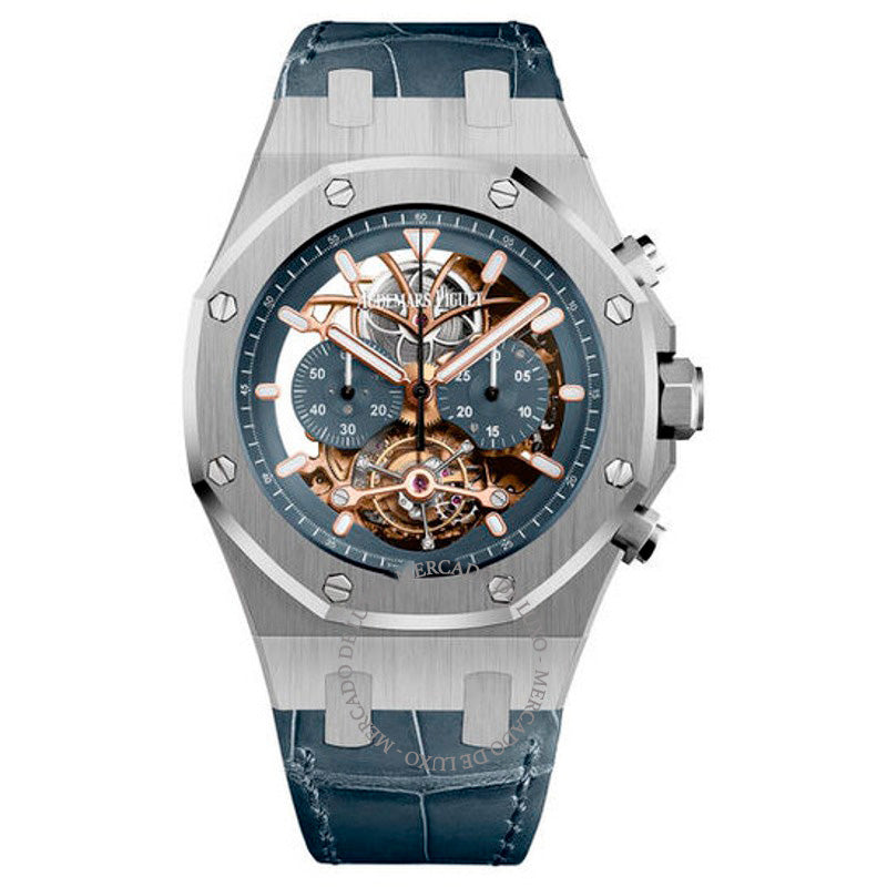 Relógio Royal Oak Tourbillon Cronógrafo com Mostrador Azul  - Mercado de Luxo - O Maior E-Commerce de Bens, Produtos e Serviços de Luxo do Brasil.