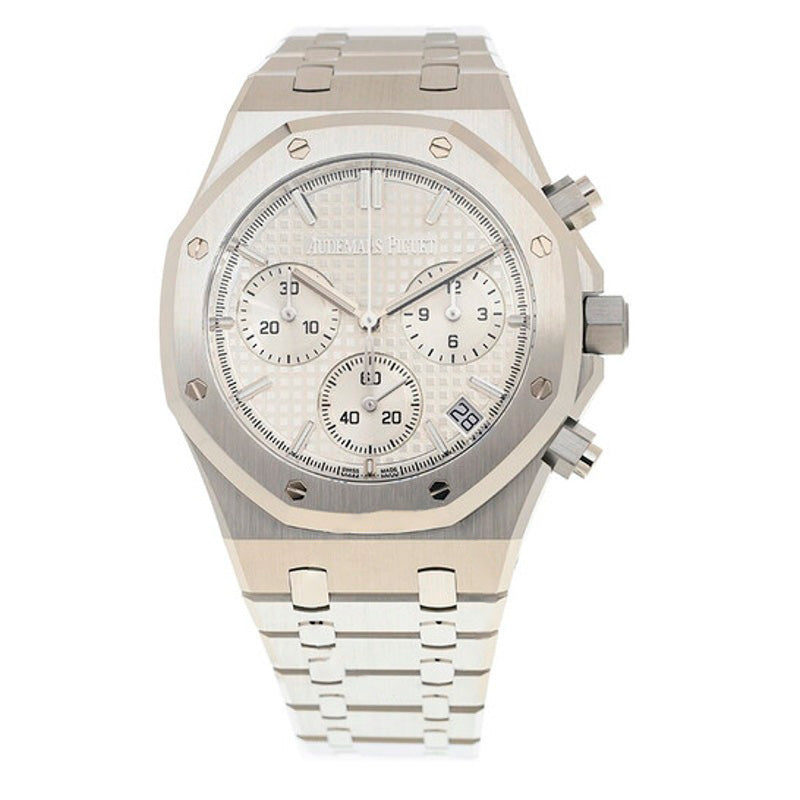 Relógio Royal Oak Cronógrafo Automático Mostrador Prateado 41 mm - Mercado de Luxo - O Maior E-Commerce de Bens, Produtos e Serviços de Luxo do Brasil.