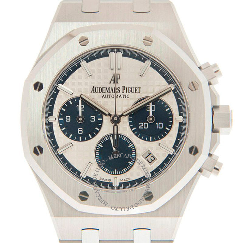 Relógio Royal Oak Cronógrafo Automático Mostrador Prateado 38 mm - Mercado de Luxo - O Maior E-Commerce de Bens, Produtos e Serviços de Luxo do Brasil.