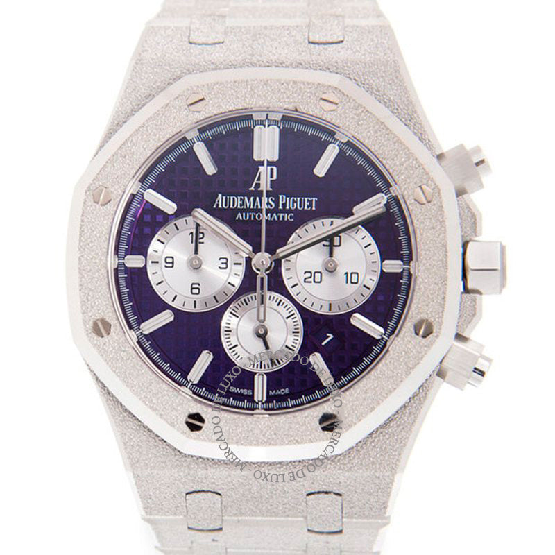 Relógio Royal Oak Cronógrafo Automático Mostrador Roxo 41 mm - Mercado de Luxo - O Maior E-Commerce de Bens, Produtos e Serviços de Luxo do Brasil.