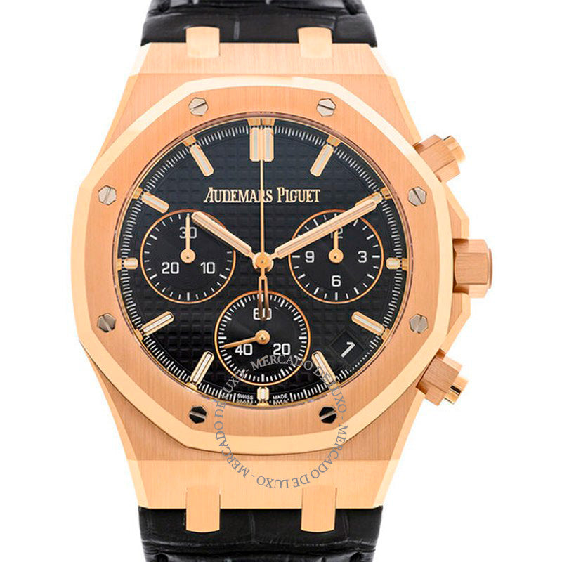 Relógio Royal Oak Cronógrafo Automático Mostrador Preto 41 mm - Mercado de Luxo - O Maior E-Commerce de Bens, Produtos e Serviços de Luxo do Brasil.