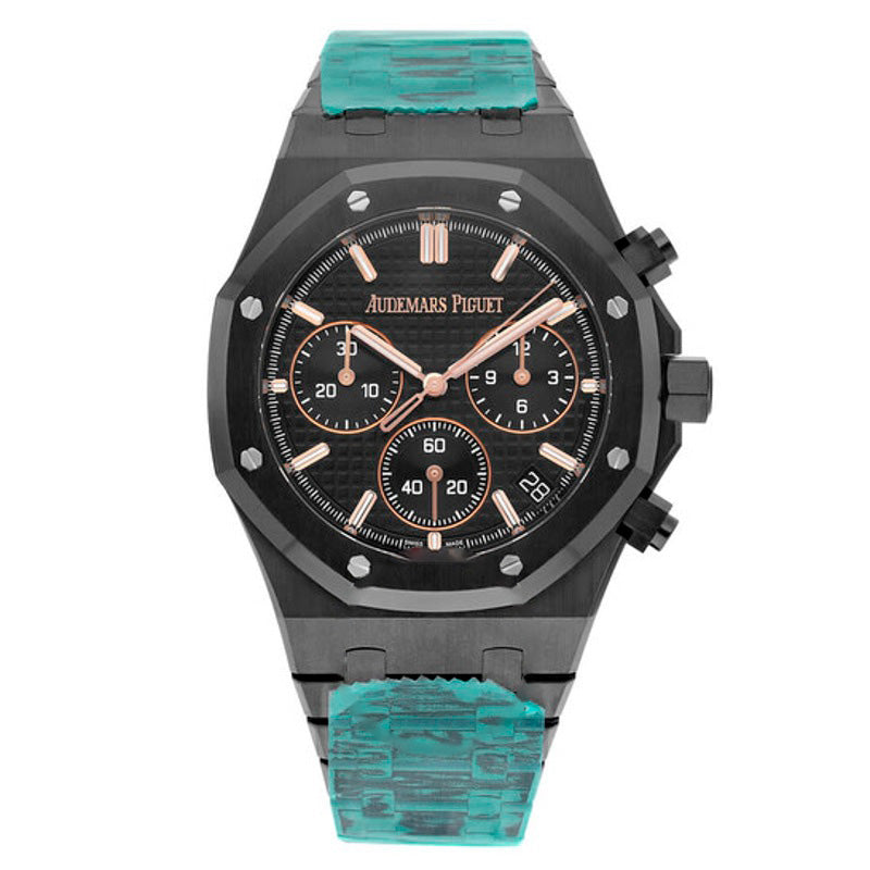 Relógio Royal Oak Cronógrafo Automático Mostrador Preto 41 mm - Mercado de Luxo - O Maior E-Commerce de Bens, Produtos e Serviços de Luxo do Brasil.