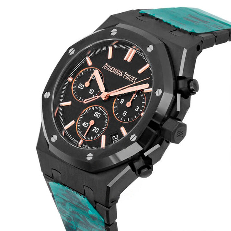 Relógio Royal Oak Cronógrafo Automático Mostrador Preto 41 mm - Mercado de Luxo - O Maior E-Commerce de Bens, Produtos e Serviços de Luxo do Brasil.