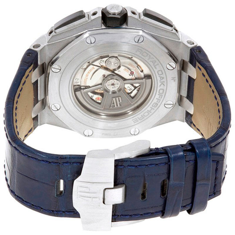 Relógio Royal Oak Offshore Blue Couro de Jacaré 44 mm - Mercado de Luxo - O Maior E-Commerce de Bens, Produtos e Serviços de Luxo do Brasil.