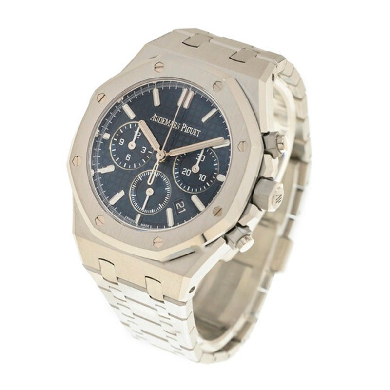 Relógio Royal Oak Cronógrafo Automático Mostrador Azul  - Mercado de Luxo - O Maior E-Commerce de Bens, Produtos e Serviços de Luxo do Brasil.