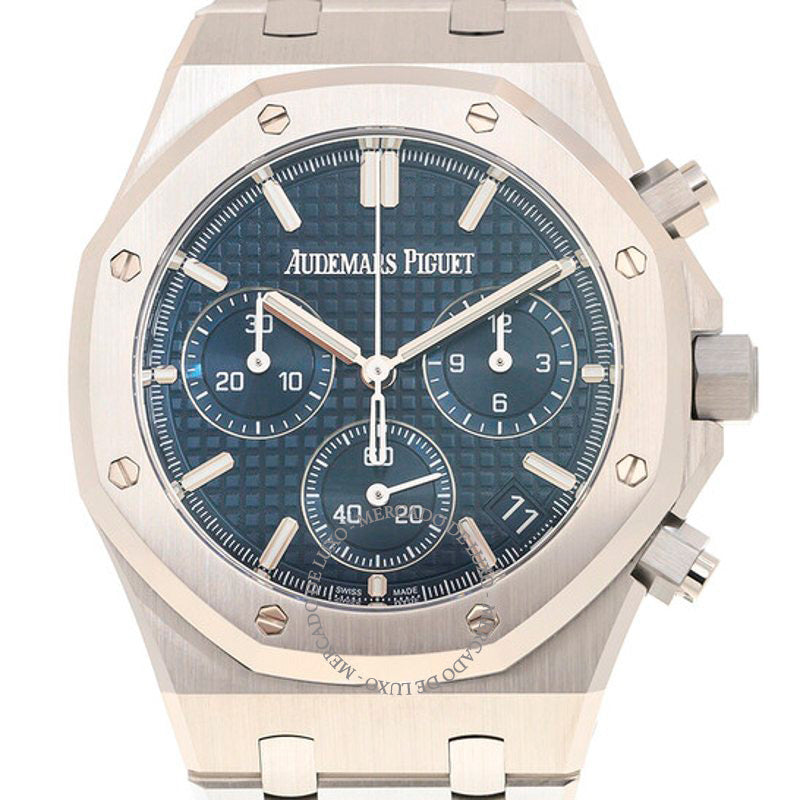 Relógio Royal Oak Cronógrafo Automático Mostrador Azul 41 mm - Mercado de Luxo - O Maior E-Commerce de Bens, Produtos e Serviços de Luxo do Brasil.