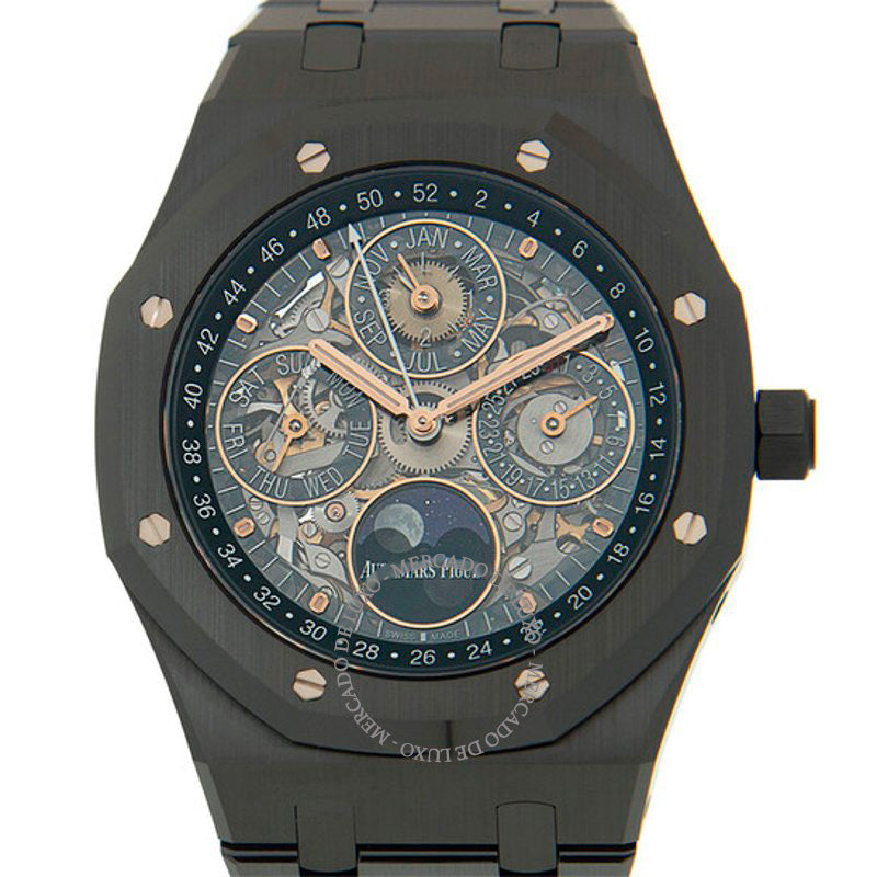 Relógio Calendário Perpétuo Royal Oak Aberto 41 mm - Mercado de Luxo - O Maior E-Commerce de Bens, Produtos e Serviços de Luxo do Brasil.