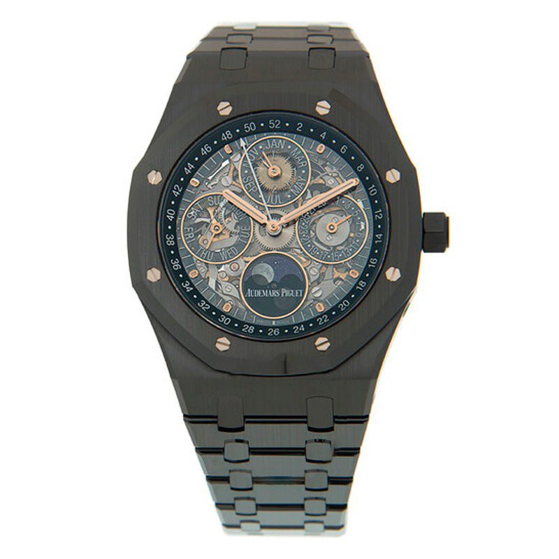 Relógio Calendário Perpétuo Royal Oak Aberto 41 mm - Mercado de Luxo - O Maior E-Commerce de Bens, Produtos e Serviços de Luxo do Brasil.