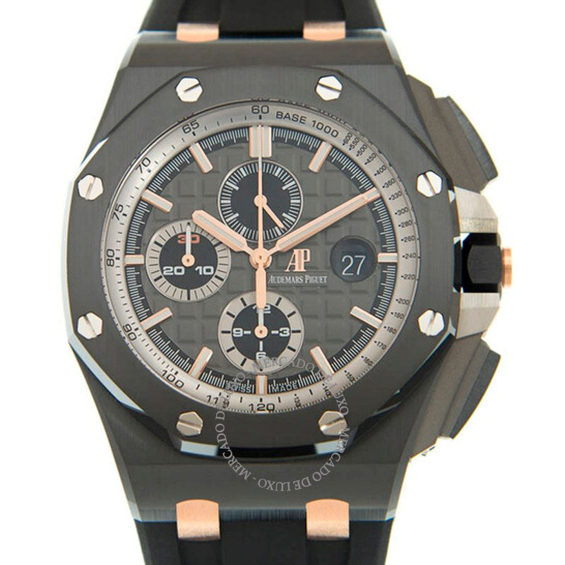 Relógio Royal Oak Offshore Chronograph Mostrador Cinza 44 mm - Mercado de Luxo - O Maior E-Commerce de Bens, Produtos e Serviços de Luxo do Brasil.