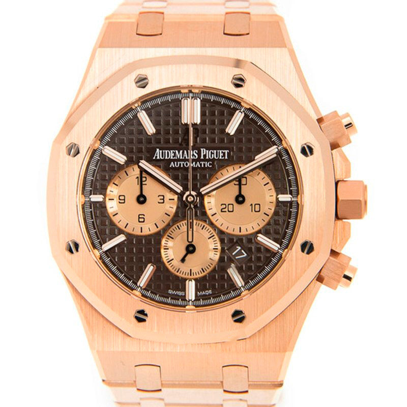 Relógio Royal Oak Chocolate Dial Ouro Rosa 18K 41 mm - Mercado de Luxo - O Maior E-Commerce de Bens, Produtos e Serviços de Luxo do Brasil.