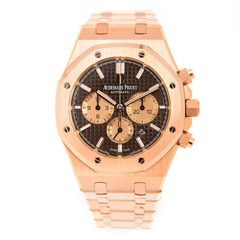 Relógio Royal Oak Chocolate Dial Ouro Rosa 18K 41 mm - Mercado de Luxo - O Maior E-Commerce de Bens, Produtos e Serviços de Luxo do Brasil.