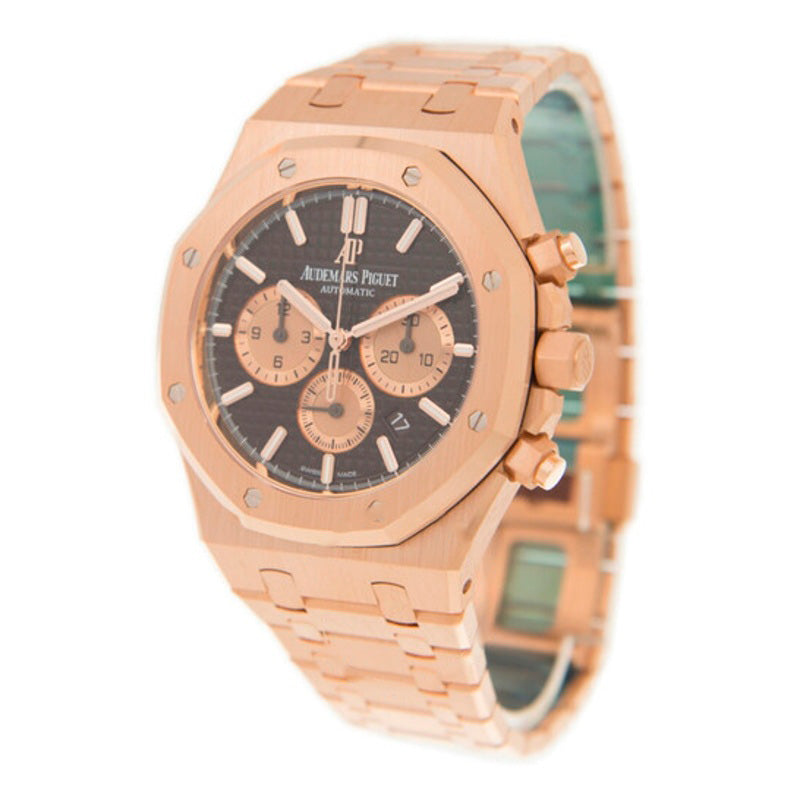 Relógio Royal Oak Chocolate Dial Ouro Rosa 18K 41 mm - Mercado de Luxo - O Maior E-Commerce de Bens, Produtos e Serviços de Luxo do Brasil.