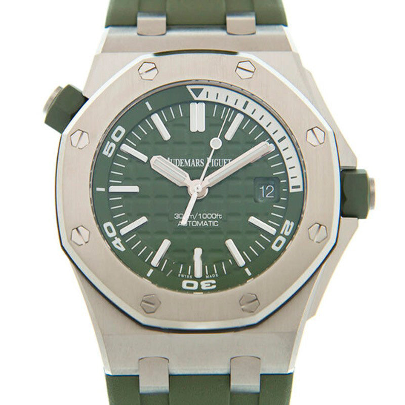 Relógio Royal Oak Offshore Automático Mostrador Verde 42 mm - Mercado de Luxo - O Maior E-Commerce de Bens, Produtos e Serviços de Luxo do Brasil.