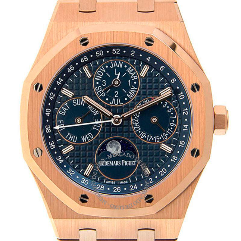 Relógio Royal Oak Calendário Prepetual Mostrador Azul  - Mercado de Luxo - O Maior E-Commerce de Bens, Produtos e Serviços de Luxo do Brasil.