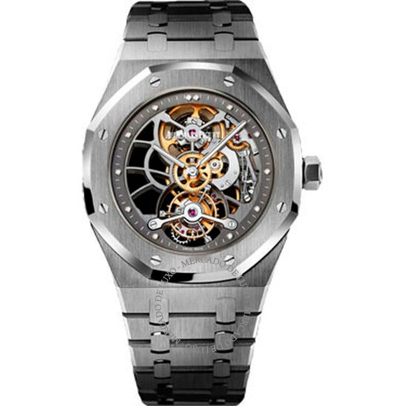 Relógio Royal Oak Tourbillon Mostrador Esqueleto 41 mm - Mercado de Luxo - O Maior E-Commerce de Bens, Produtos e Serviços de Luxo do Brasil.