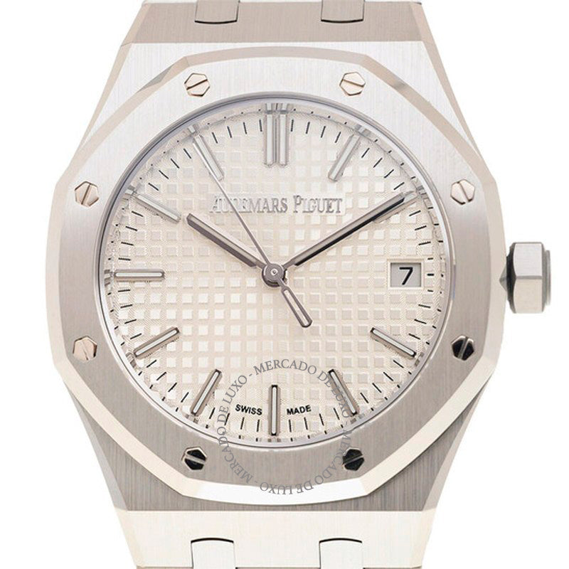Relógio Royal Oak Automático Mostrador Prateado 37 mm - Mercado de Luxo - O Maior E-Commerce de Bens, Produtos e Serviços de Luxo do Brasil.