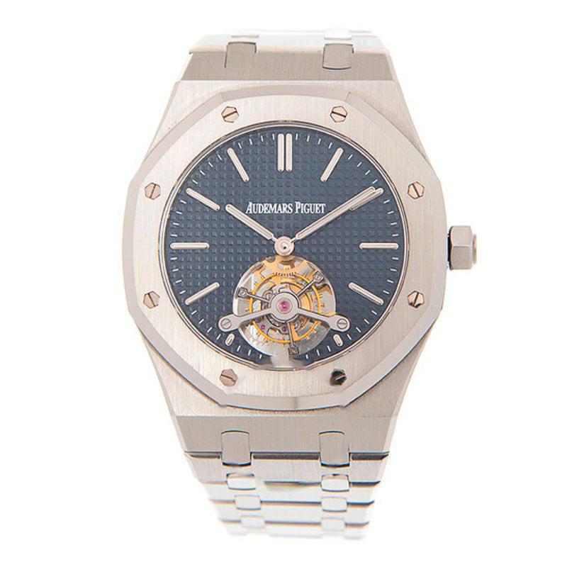Relógio Royal Oak Tourbillon Mostrador Azul 41 mm - Mercado de Luxo - O Maior E-Commerce de Bens, Produtos e Serviços de Luxo do Brasil.