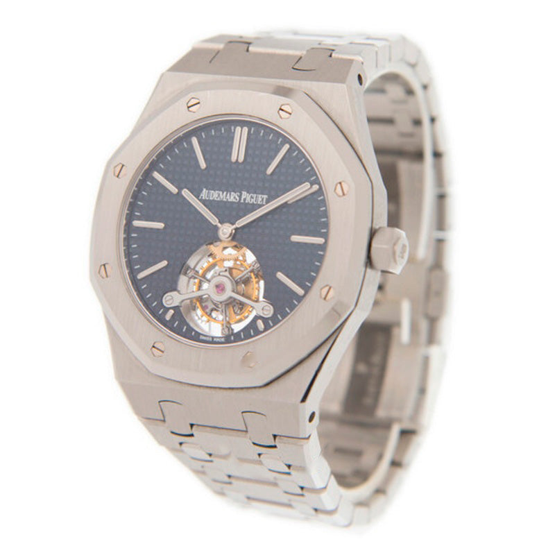 Relógio Royal Oak Tourbillon Mostrador Azul 41 mm - Mercado de Luxo - O Maior E-Commerce de Bens, Produtos e Serviços de Luxo do Brasil.
