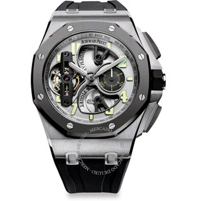 Relógio Royal Oak Offshore Mostrador Prateado 44 mm - Mercado de Luxo - O Maior E-Commerce de Bens, Produtos e Serviços de Luxo do Brasil.