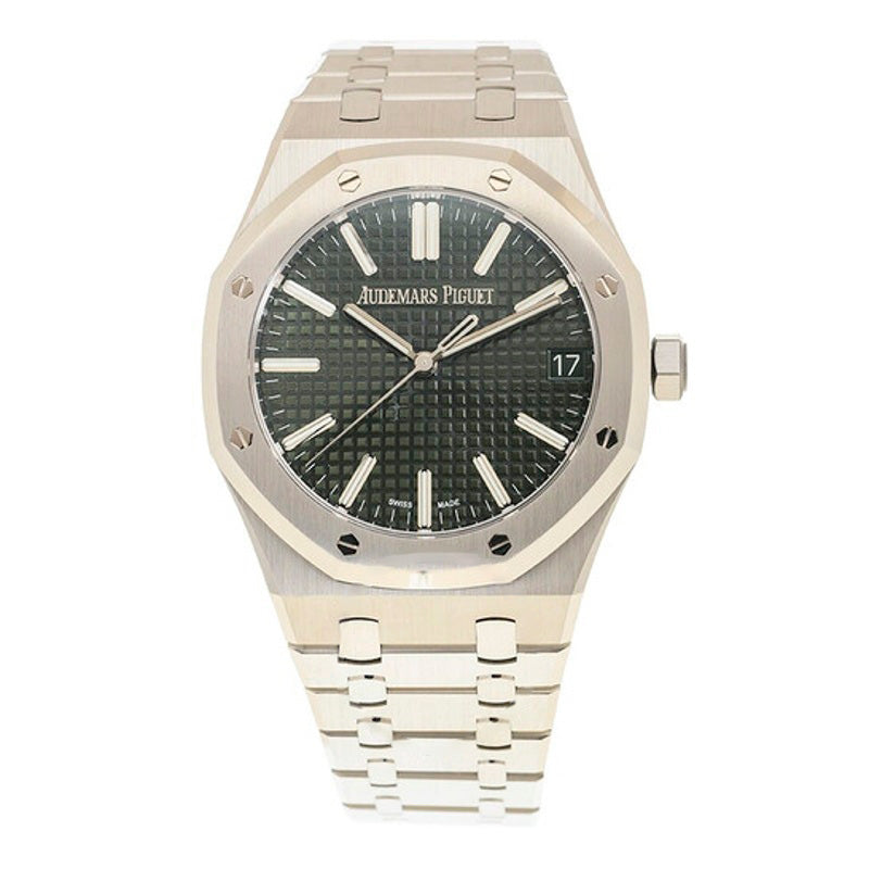 Relógio Royal Oak Automático Mostrador Verde 41 mm - Mercado de Luxo - O Maior E-Commerce de Bens, Produtos e Serviços de Luxo do Brasil.