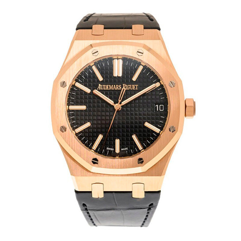 Relógio Royal Oak Automático Mostrador Preto 41 mm - Mercado de Luxo - O Maior E-Commerce de Bens, Produtos e Serviços de Luxo do Brasil.
