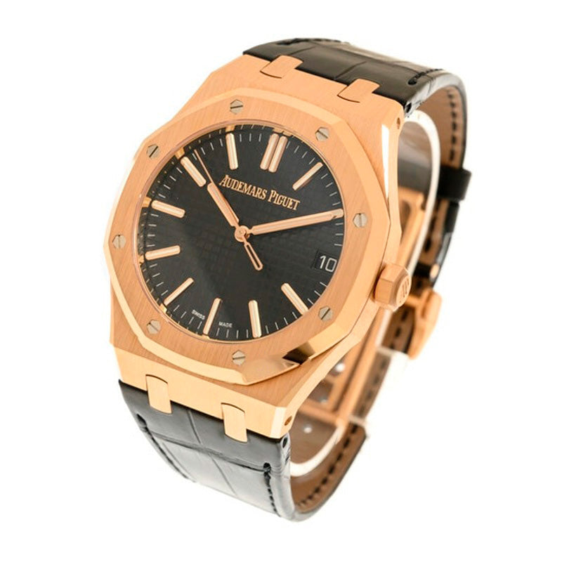 Relógio Royal Oak Automático Mostrador Preto 41 mm - Mercado de Luxo - O Maior E-Commerce de Bens, Produtos e Serviços de Luxo do Brasil.