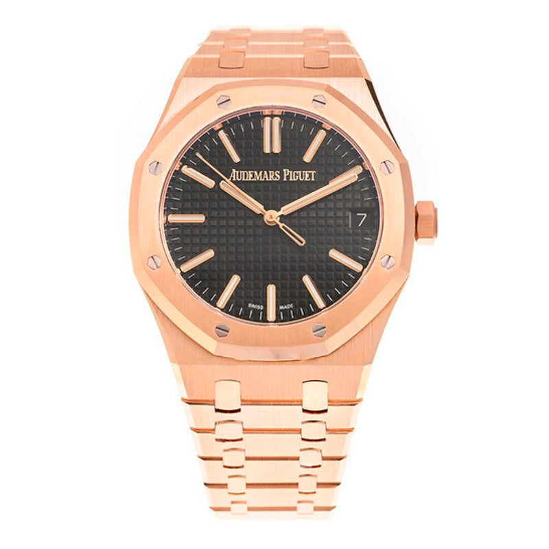 Relógio Royal Oak Automático Mostrador Preto  - Mercado de Luxo - O Maior E-Commerce de Bens, Produtos e Serviços de Luxo do Brasil.