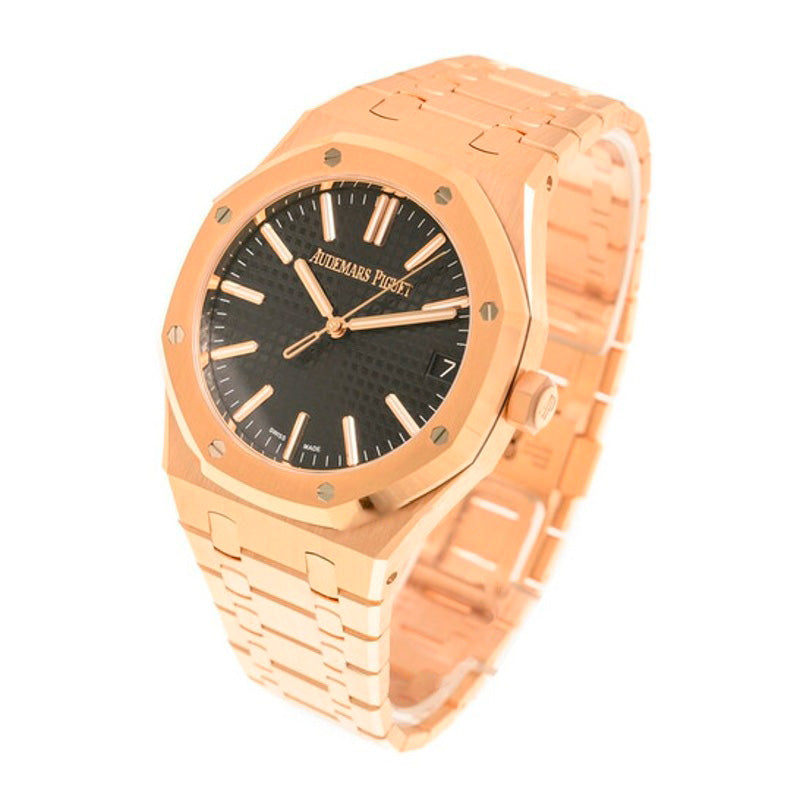 Relógio Royal Oak Automático Mostrador Preto  - Mercado de Luxo - O Maior E-Commerce de Bens, Produtos e Serviços de Luxo do Brasil.