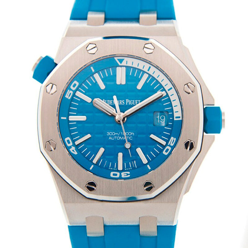 Relógio Royal Oak Automático Mostrador Azul  - Mercado de Luxo - O Maior E-Commerce de Bens, Produtos e Serviços de Luxo do Brasil.