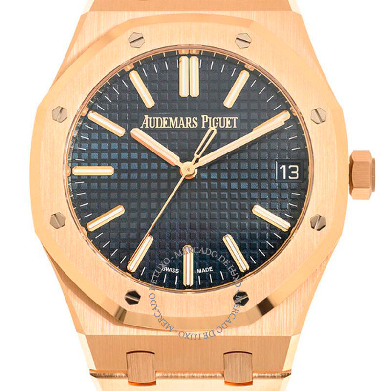 Relógio Royal Oak Automático Mostrador Azul 41 mm - Mercado de Luxo - O Maior E-Commerce de Bens, Produtos e Serviços de Luxo do Brasil.