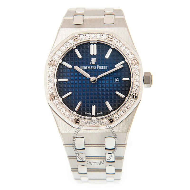 Relógio Royal Oak Smoked Blue Dial 33 mm - Mercado de Luxo - O Maior E-Commerce de Bens, Produtos e Serviços de Luxo do Brasil.