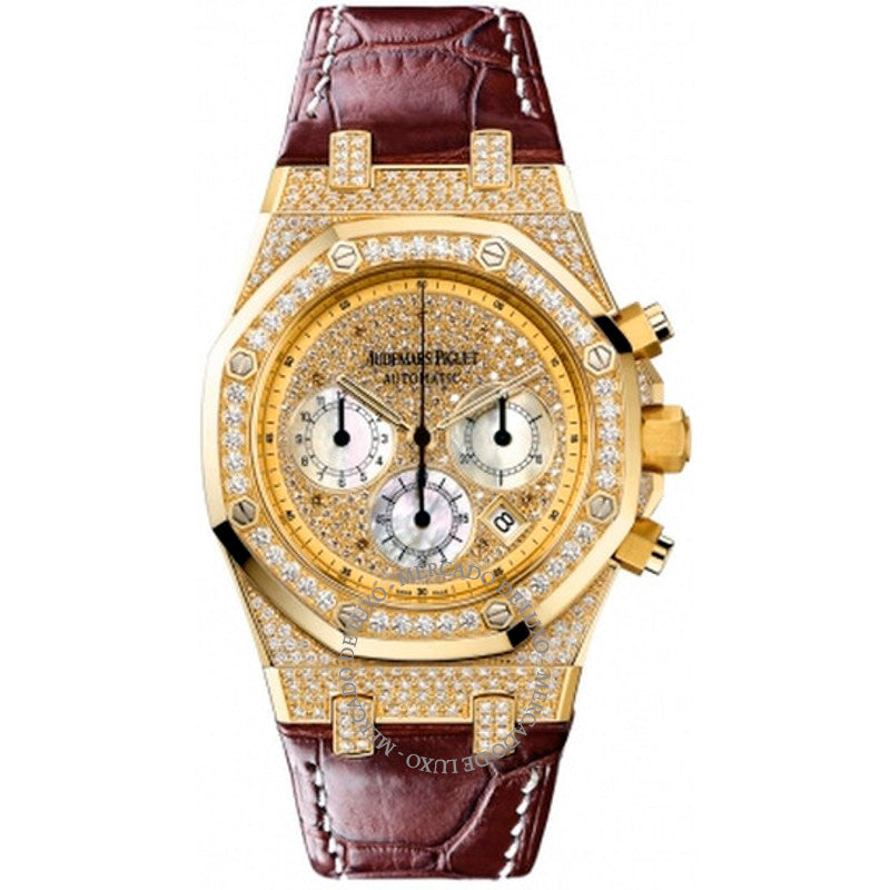 Relógio Royal Oak Chrono Diamond 39 mm - Mercado de Luxo - O Maior E-Commerce de Bens, Produtos e Serviços de Luxo do Brasil.