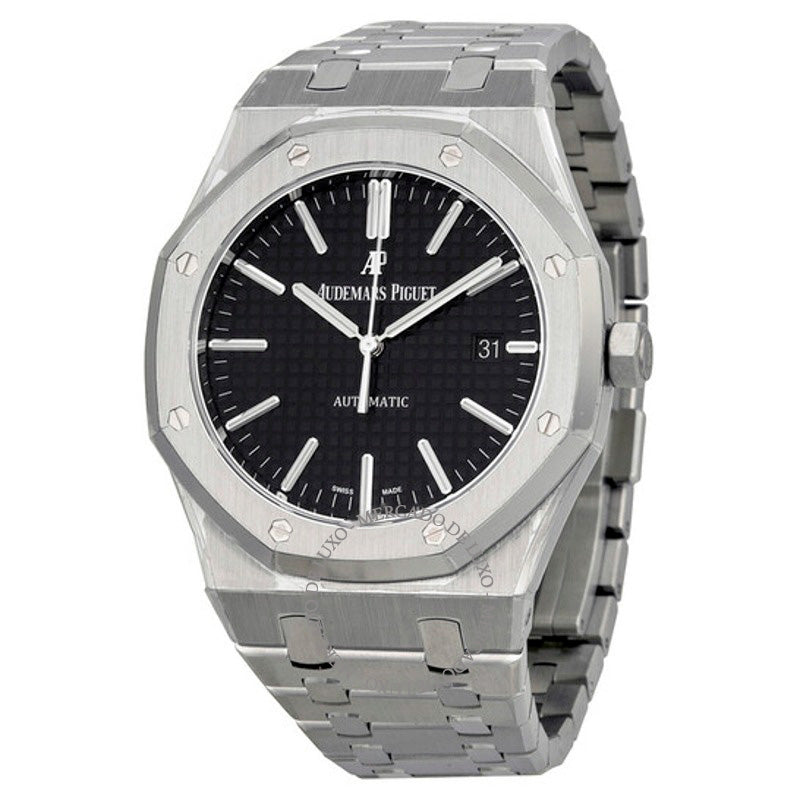 Relógio Royal Oak Mostrador Preto 41 mm - Mercado de Luxo - O Maior E-Commerce de Bens, Produtos e Serviços de Luxo do Brasil.