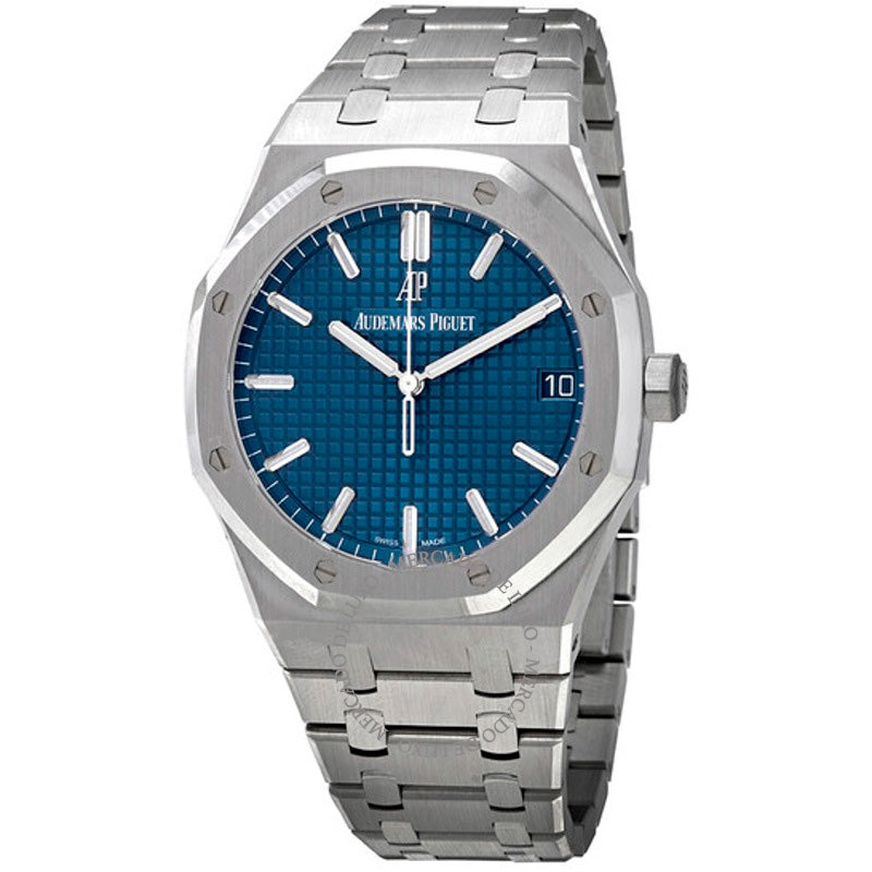Relógio Royal Oak Mostrador Azul 41 mm - Mercado de Luxo - O Maior E-Commerce de Bens, Produtos e Serviços de Luxo do Brasil.
