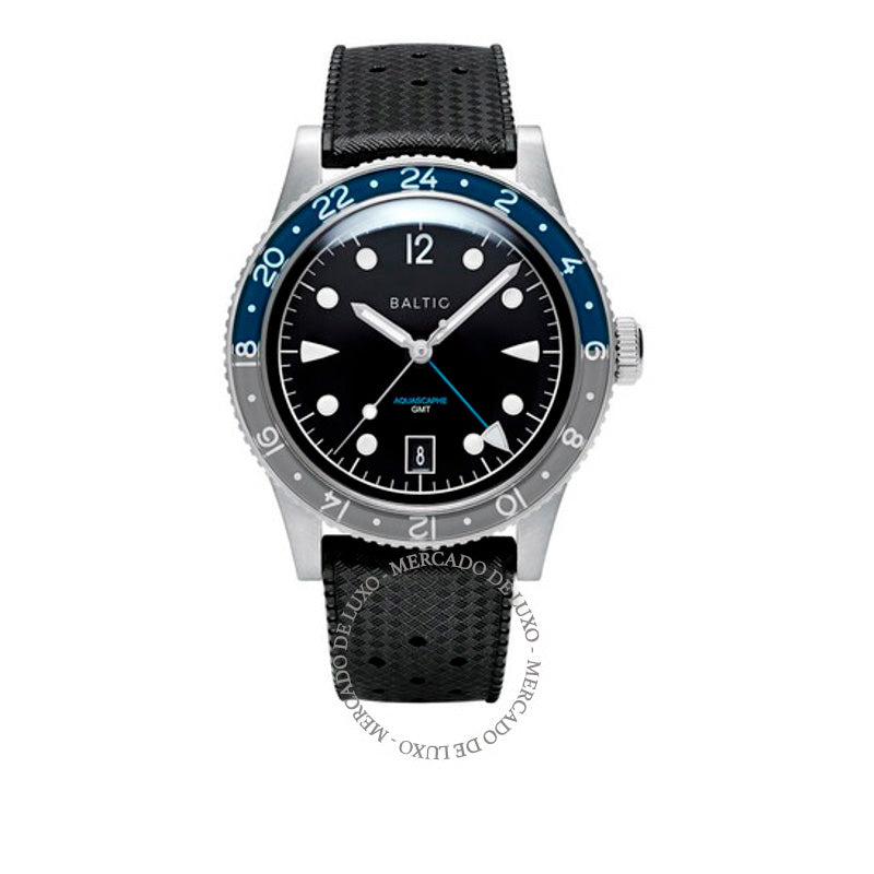 Relógio Aquascaphe GMT Automático Mostrador Preto 39 mm - Mercado de Luxo - O Maior E-Commerce de Bens, Produtos e Serviços de Luxo do Brasil.