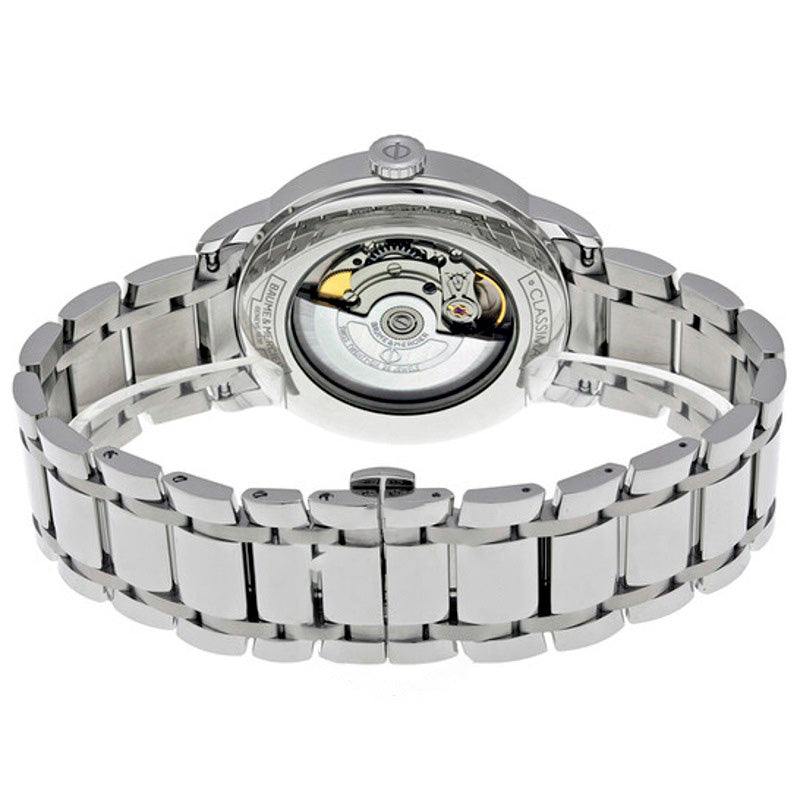 Relógio Baume e Mercier Classima Automático Mostrador Prateado 40 mm - Mercado de Luxo - O Maior E-Commerce de Bens, Produtos e Serviços de Luxo do Brasil.