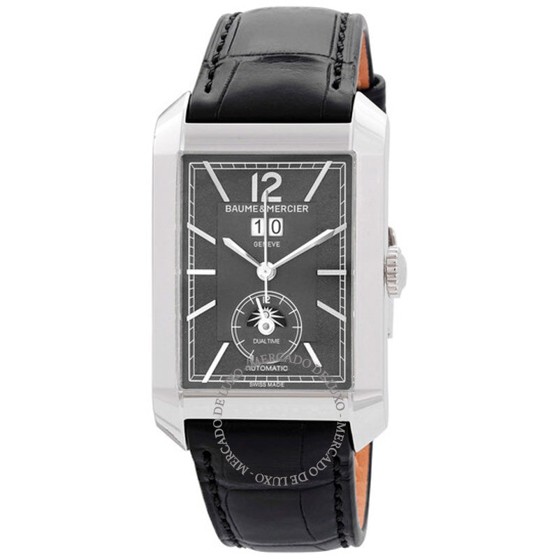 Relógio Hampton Moonphase Dual Time Automático Mostrador Cinza 31 mm - Mercado de Luxo - O Maior E-Commerce de Bens, Produtos e Serviços de Luxo do Brasil.