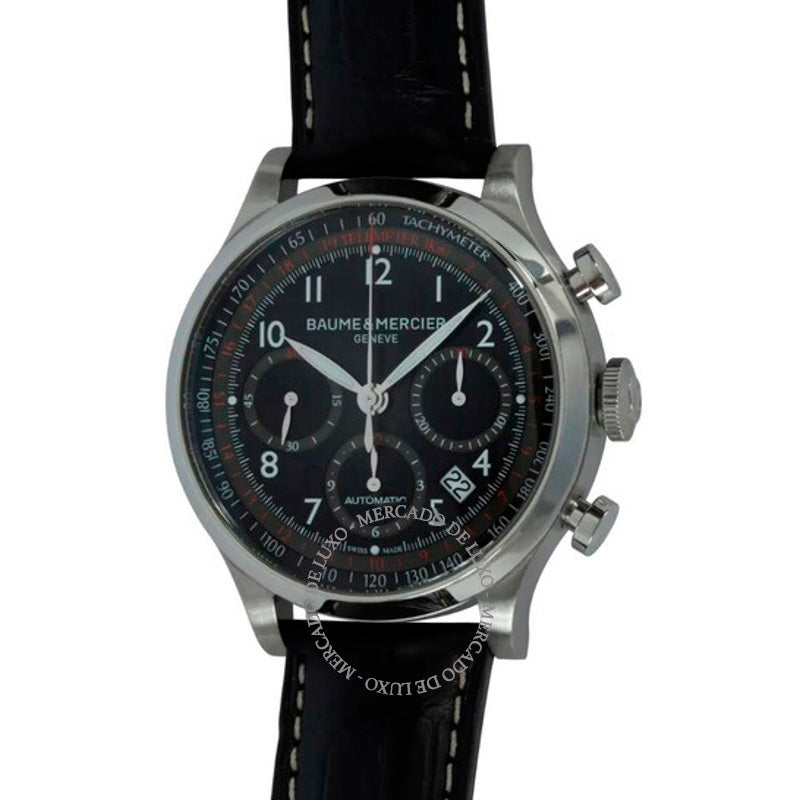 Relógio Capeland Cronógrafo Automático Mostrador Preto 42 mm - Mercado de Luxo - O Maior E-Commerce de Bens, Produtos e Serviços de Luxo do Brasil.