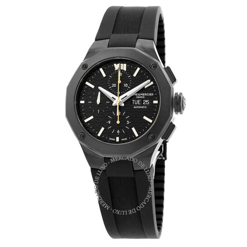 Relógio Riviera Cronógrafo Automático Mostrador Preto 43 mm - Mercado de Luxo - O Maior E-Commerce de Bens, Produtos e Serviços de Luxo do Brasil.