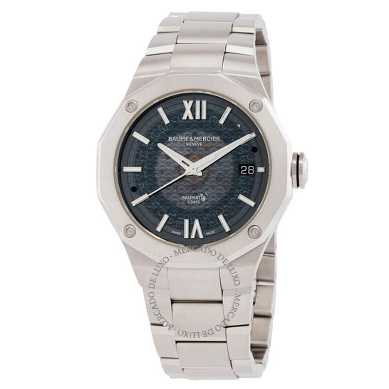 Relógio Riviera Cronômetro Automático Mostrador Preto 42 mm - Mercado de Luxo - O Maior E-Commerce de Bens, Produtos e Serviços de Luxo do Brasil.